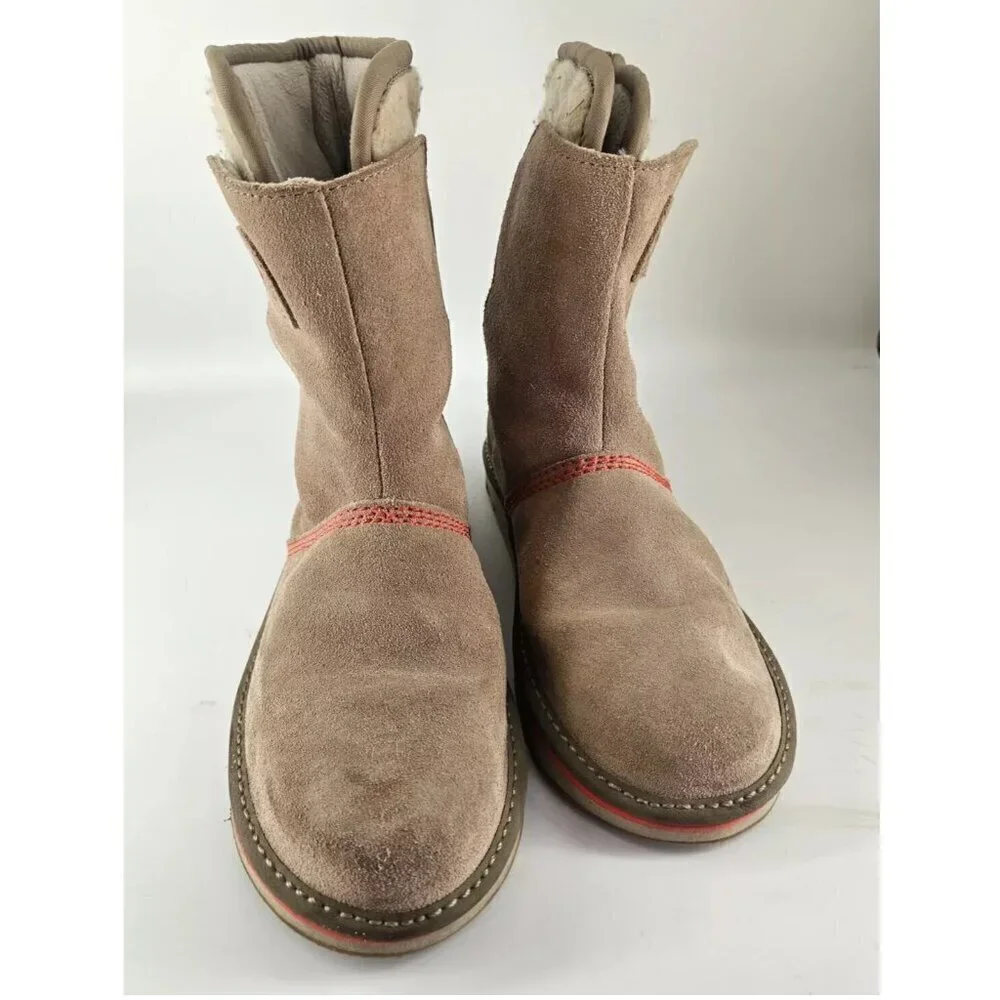 SOREL Girls Size 6Y Women's 7.5 NEWBIE Oxford Tan Winter Boots